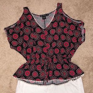Cold Shoulder Summer Blouse
